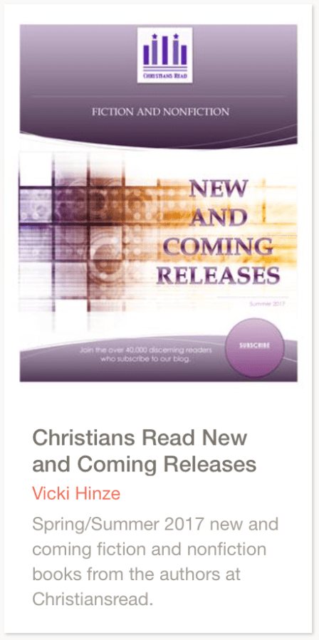 Christians Read, Vicki Hinze, Yvonne Lehman, Elizabeth Goddard, Julie Arduini, Tara Randel, Judith Miller, Susan May Warren, Camy Tang, Hannah Alexander, Maureen Lang, Mary Alford