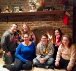 All four Arduini children plus girlfriends.