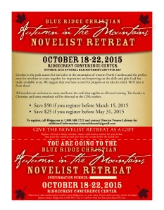 NovelistRetreatDiscountPromo2_2015 - March-May Discounts BRNR