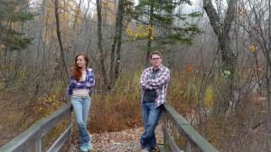 These teens looked like naturals in the mountains.