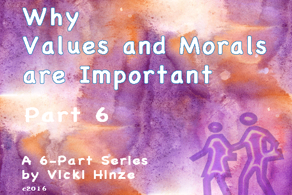 Vicki Hinze, Morals and Values, Christians Read