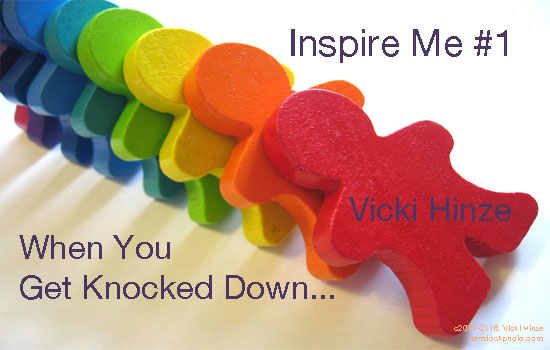 Vicki Hinze, Inspire Me #1, When You Get Knocked Down