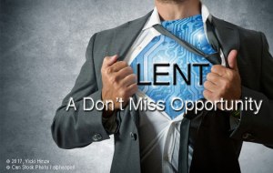 Vicki Hinze, Lent, Christians Read