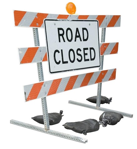 road closed