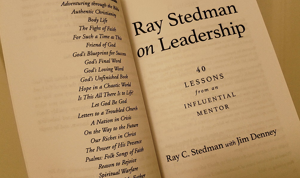 Ray Stedman on Leadership - Interior