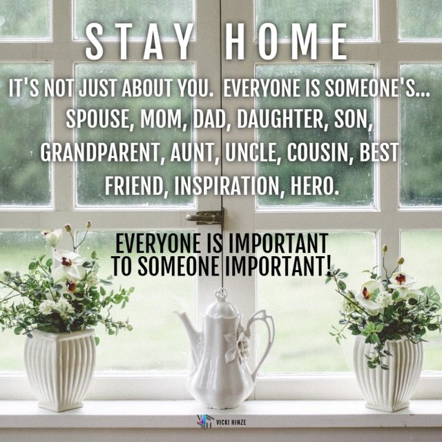 Stay Home, Vicki Hinze, Christians Read