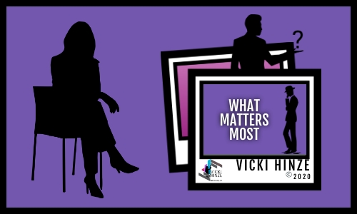 Vicki Hinze, Christians Read, What matters most?